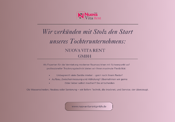 Unser Tochterunternehmen - Nuova Vita Rent GmbH